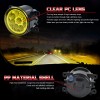 CHUSYYRAY Pair Front Bumper Fog Light Driving Lamp Replaces For