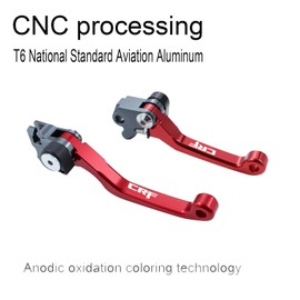 Adsspro Motorcycle Billet Foldable Brake Clutch Lever Handle CNC Aluminum Pivot for CRF125F CRF125 F CRF 125 F 2014-2022 2014 2015 2016 2017 2019 2019 2020 2021 2022 Dirt Pit Bike Motocross Motorbike