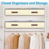Budding Joy 6 Pack 90L Under bed Storage Containers Organizer
