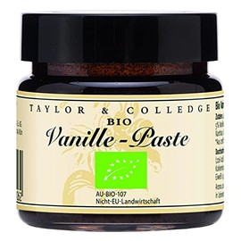 T&C - Organic Vanilla Bean Paste | Vanilla Paste Made from 100% Natural Organic Vanilla Beans Vanilla Paste Ideal for Refining Pudding, Cakes, Dessert, Ice Cream and Much More | Contents: 65g