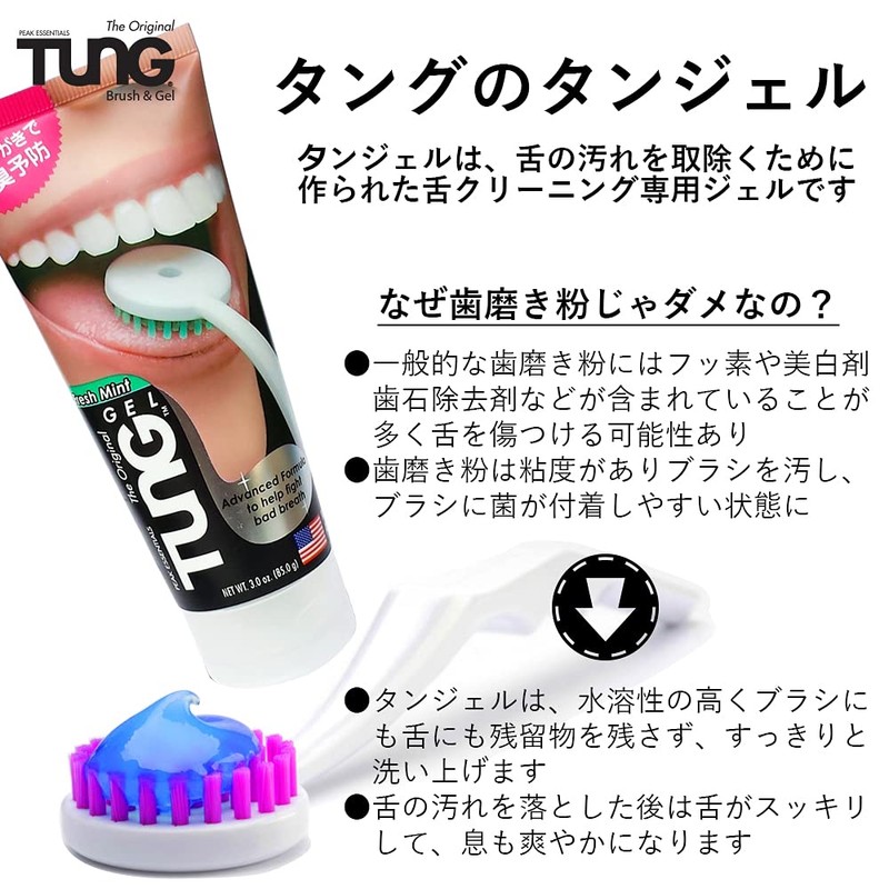 TUNG Tangel + Tan Brush Set for Tongue Only