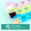 Large Weekly Pill Organizer 3 Times A Day, Moisture-Proof 7