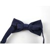 F NODE Men's Bow Tie, Denim Pocket Square with Handkerchief,