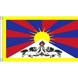 2x3 Tibet Flag Polyester 2 x 3 Foot Flag Buddhist Buddhism New Indoor Outdoor
