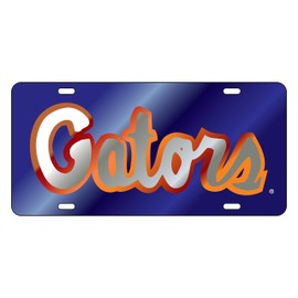 (LASER BLUE/ORG/SIL GATORS (07093)) - Florida Gators Tag
