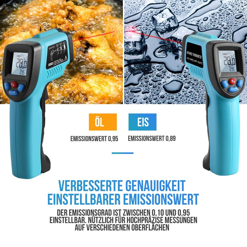 Strex Digital Infrared Thermometer - Range -50 to +550 °C
