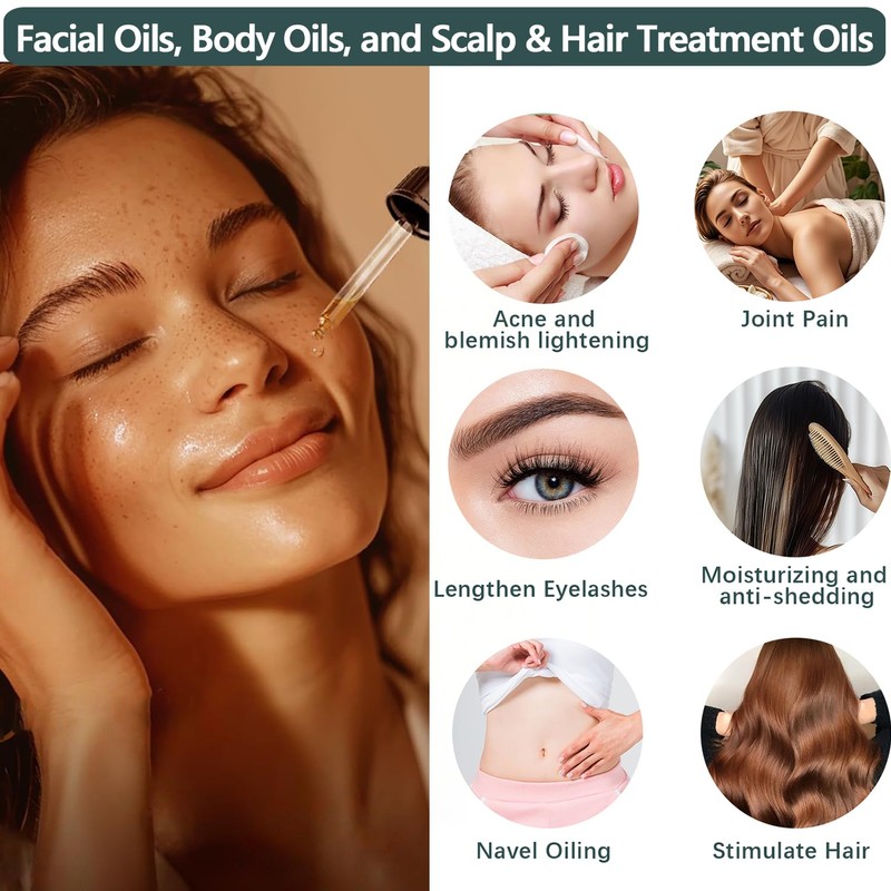 Bathrest Organic Castor Oil 100% Pure Natural Hair Oil for