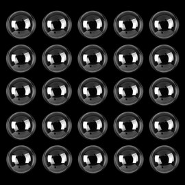 50PCS - Mini Bobo Balloons Clear, Small Clear Balloons Bubbles Globos Burbuja Transparente Balloons for LED Light Up Balloons Wedding Birthday Baby Shower Party Decorations (8inch)