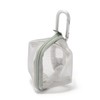 Muji 84475559 Nylon Mesh Compact Pouch, Gray, Approx. 2.8 x