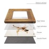 icheesday 8x8 Photo Frames, Rustic Wooden Square Picture Frame with