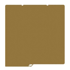 HzdaDeve 264x276 mm for Kobra S1 Combo Build Plate PEI Sheet Double-Sided Textured Plate Heated Bed Spring Steel Flexible Platform for Anycubic Printer Accessories Replacement (Gold)