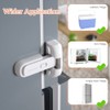 EUDEMON 1 Pack Updated Child Proof Refrigerator/Fridge/Freezer Door Lock Apply
