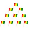 10 Pack Guinea Flags,GN Handheld Flag-5x8 In,Guinean Mini Flag Small