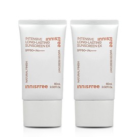 Innisfree Intensive Long-Lasting Sunscreen EX 60mlX2 / 이니스프리 인텐시브 롱래스팅 선스크린 EX 60mlX2개