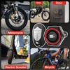 eMjollRay Bike Alarm,110dB Loud Waterproof Wireless E-Bike Alarm with Remote,Anti