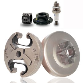 Sprocket 7T Clutch Drum Bearing Kit for Husqvarna 455 460 Rancher Jonsered CS2255 Chain Saw Re 537291702 537110503