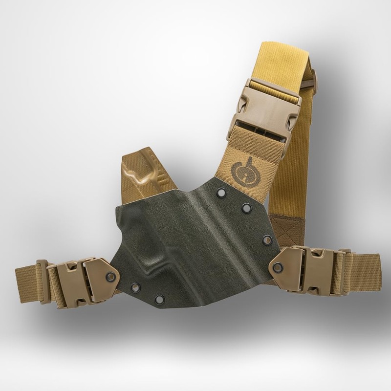 Kenai Chest Holster for a SIG - MAS Grey/Coyote (Model