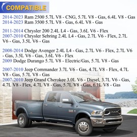 Bomba de detección de fugas de repuesto – OEM # 310-233 sistema de emisiones EVAP evaporativa compatible con 07-21 Dodge Challenger Charger Dart Dakota Ram 1500 Jeep Compass Wagoneer Gladiator Chrysler 200 300