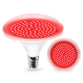 Hanging Grow Lights for Indoor Plants, UFO Deep Red Therapy LED Light, 150w Grow Spectrum Enhancement Plant Light, 660nm, Used for Flowering and Fruiting, Perfect Sun-loving Flowers and Succulents