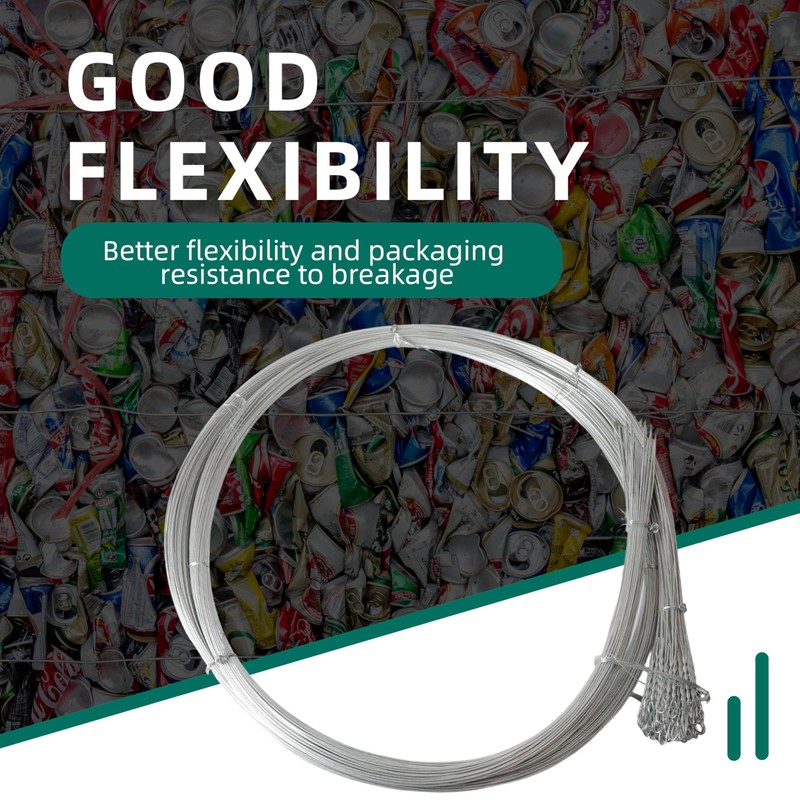 60Roll Bailing Wire (2mm), 14ft Galvanized Steel Wire Bulk, Bendable