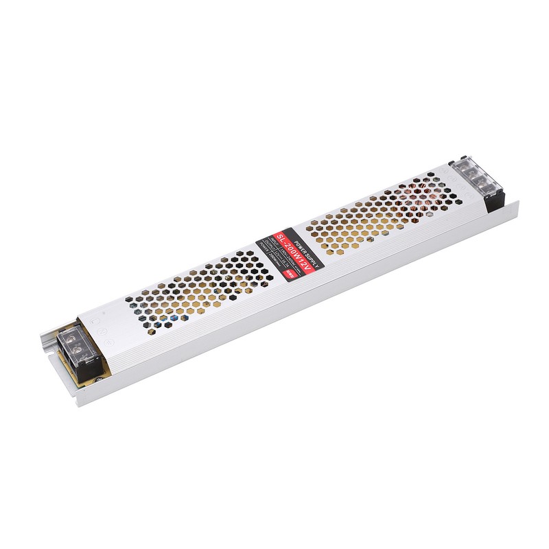 LED Power Supply Ultra Thin 190V‑240V AC Input 12V 16.7A