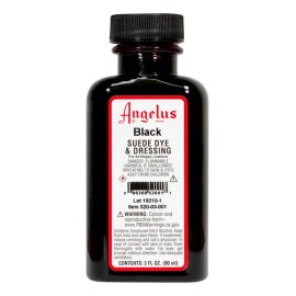 Tinte Angelus Para Gamuza Y Nubuck Negro Suede Dye 3oz