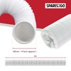 Spares2go Extra Long PVC Condenser Vent Hose Pipe for Logik