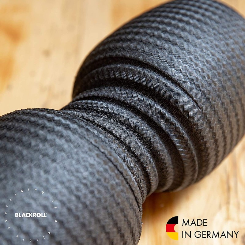 Black Roll Foam Roller TWIN Stretch Ball, Made in Germany,