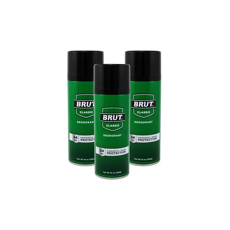 Brut Desodorante 10oz Aerosol Classic Scent Paquete
