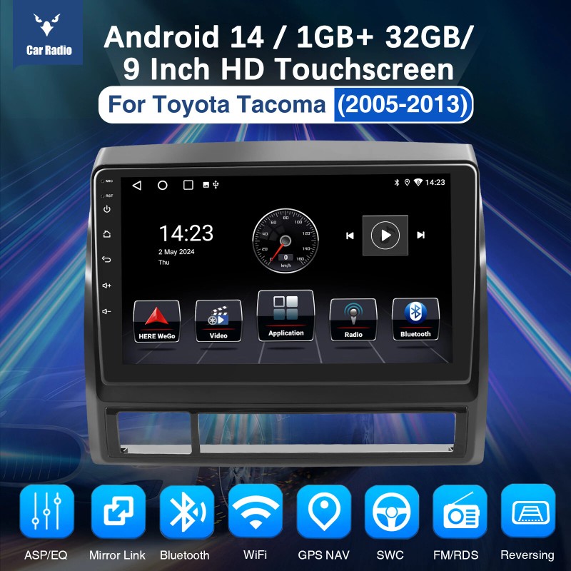 ESSGOO For Toyota Tacoma 2005-2013 Android 14.0 Car Stereo Radio