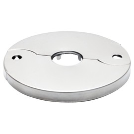 26mm (3/4") Split Two-Piece Collar Chrome Plated Steel Valve Hole Cover Tap Rose