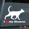 I Love My Siamese Sticker Vinyl Auto Window Ver 3