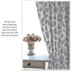 ZhiRain Grey Leopard Print Curtains Animal Gray Pattern Snow Cheetah