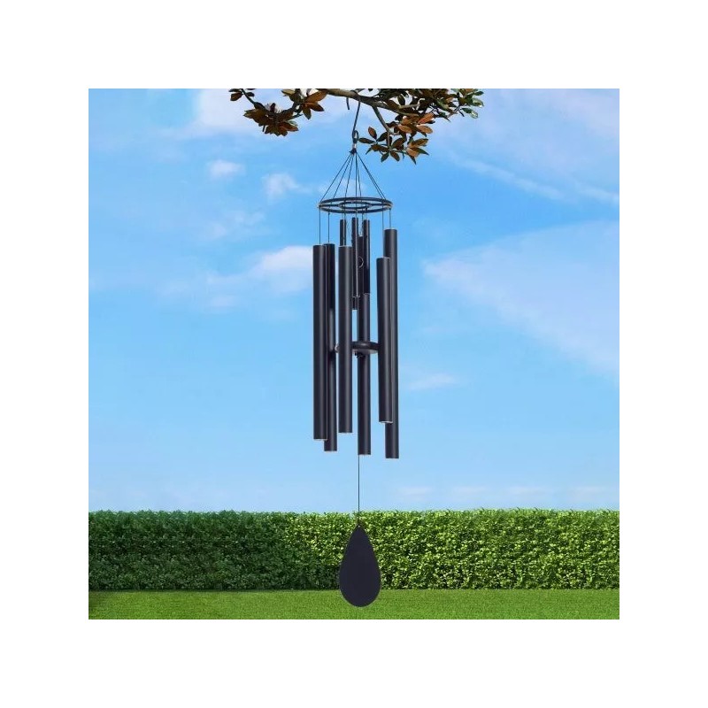 Stylecraft Double Wind Chime, 7 in. Diameter x 46 in.