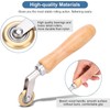 TICFOX Brass Pressure Roller, Hand Pressure Roller, 6.9 Inch Welding