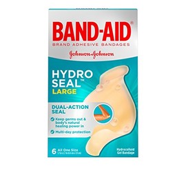 Band-Aid Hydro Seal, 6 Large Bandages Per Box (Pack of 7)