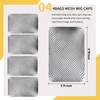 Fandamei Wig Caps, 4PCS Wig Caps Mesh Net Open End,