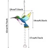 Hummingbird Suncatcher, Crystal Suncatchers Window Hanging Ornament for Outdoor Indoor