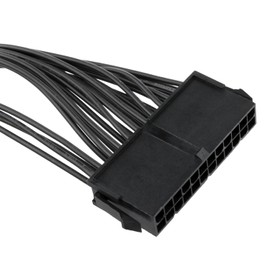 Lovelysp ATX Extension Cable 12.6 Inch/32CM ATX 24 Pin Male to 24 Pin Female Power Supply Extension Cable for Internal PC PSU Power Supply -1PCS