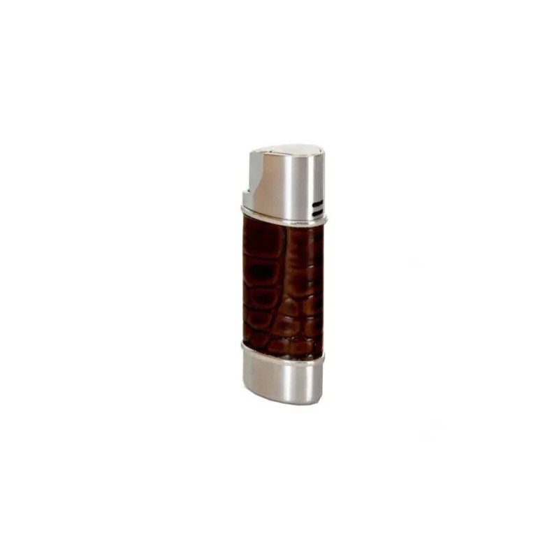 BRIZARD & CO NANO CIGAR LIGHTER INDIAN ROSEWOOD WOOD BROWN