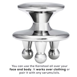 selfkaire Kairetool Face and Body Muscle Massager - Reduce Appearance of Cellulite & Wrinkles, Break up Fascia with Deep Tissue Pressure Point Massager Tool and Myofascial Release