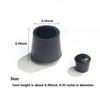 Yuecy 8 PCS Trivet Rubber Pegs/Feet with Hole, Replacement for