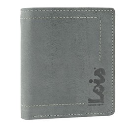 Lois - Men's Leather Wallet - Men's Leather Wallet with RFID Protection - Men's Small Wallet - Men's Leather Wallet - Men's Wallet 201520, blue