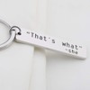 BNQL That's What She Funny Keychain Coworker Gift Office Fan