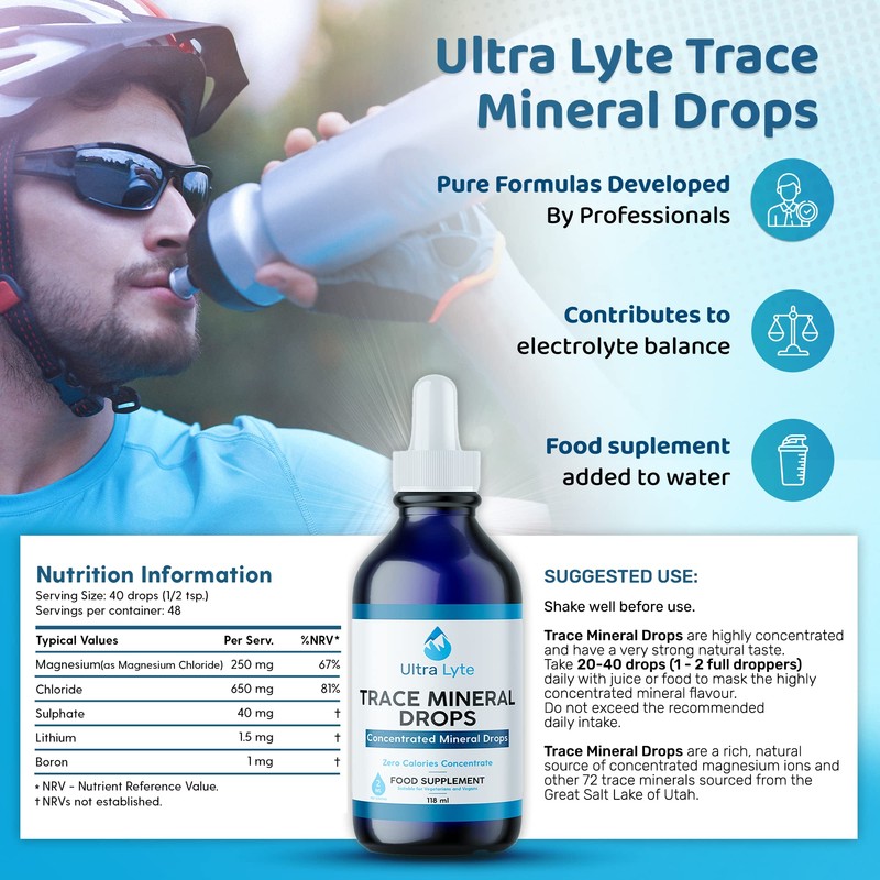 Ultra Lyte Ultra Lyte Trace Mineral Drops C 118ml All