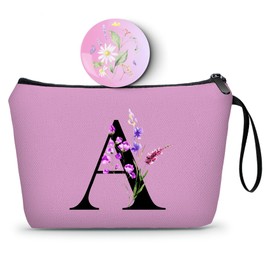 SEAMOON Gifts for Women Birthday Unique,Makeup Bag,Maid of Honor Gifts,Friendship Gifts for Women,Sister Birthday Gifts from Sister,Bridesmaid Bride Cosmetic bag with Mirror,A