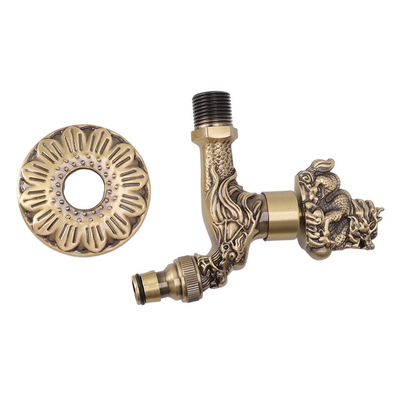 Water Faucet Copper Tap G1/2 Female Thread Home Decoration for