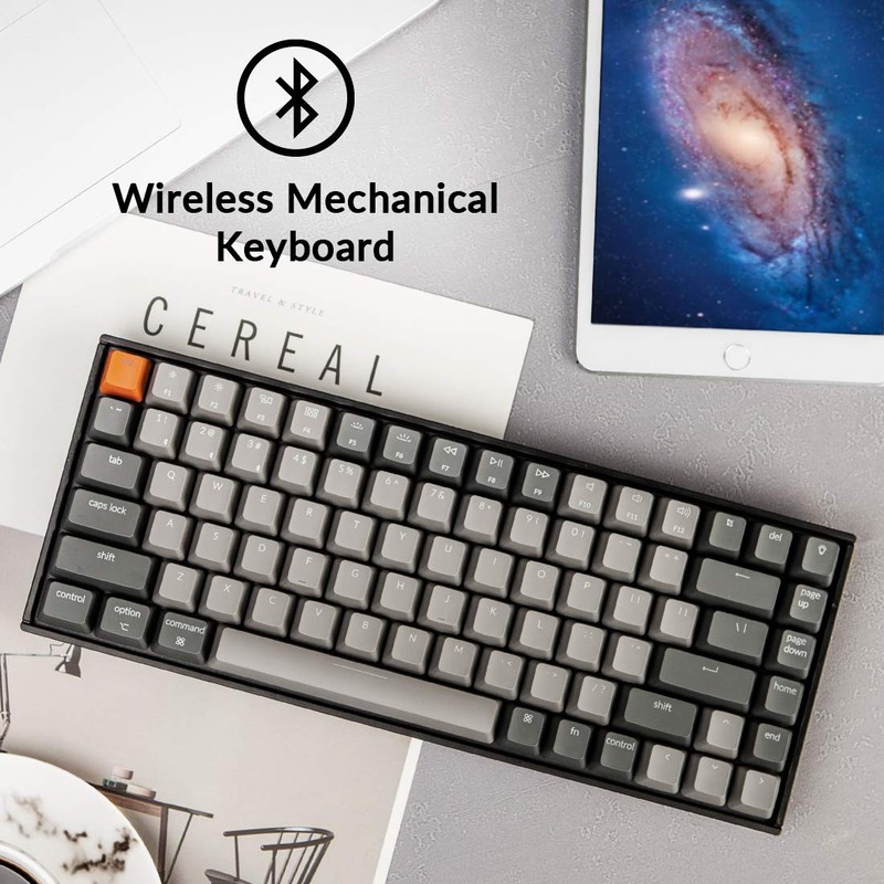 Keychron K2 75% Layout RGB Bluetooth Wireless Mechanical Keyboard with