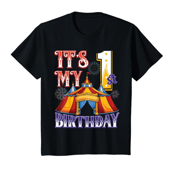 1 Year Old Ringmaster Circus Party 1st Birthday T-Shirt