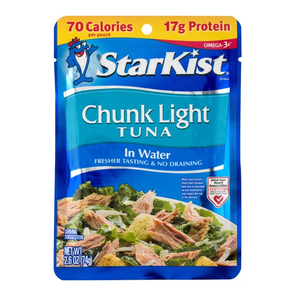 StarKist Chunk Light Tuna in Water - 2.6 Ounce Pouches